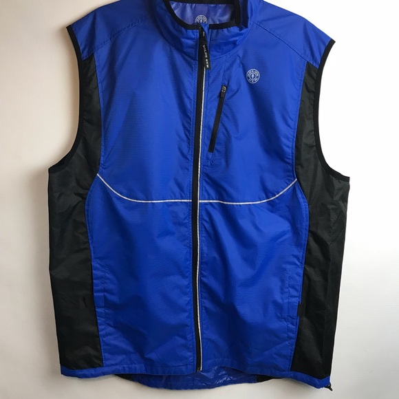 Gold's Gym Reflective Vest L / XL  Blue Black - Picture 1 of 7